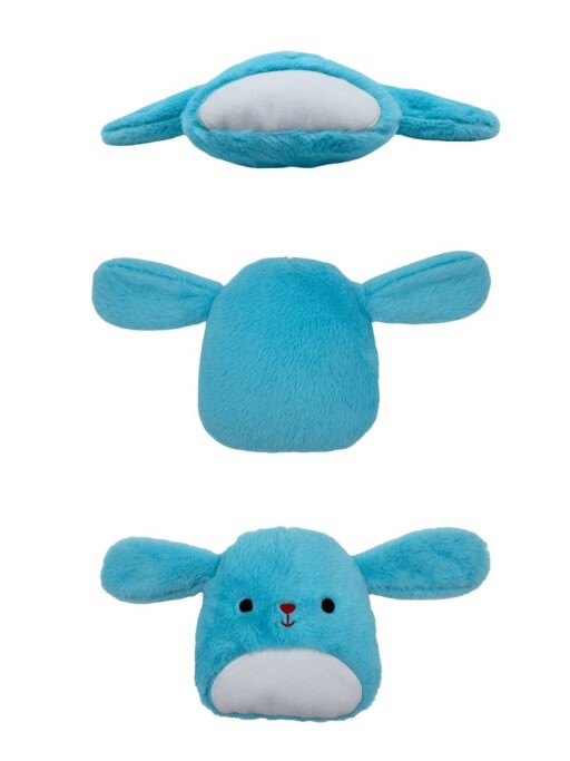 Jucărie pentru câini, Paws &amp; Whiskers, Havhav 10 10, 100% MATERIAL TEXTIL PLUȘOS, Albastru