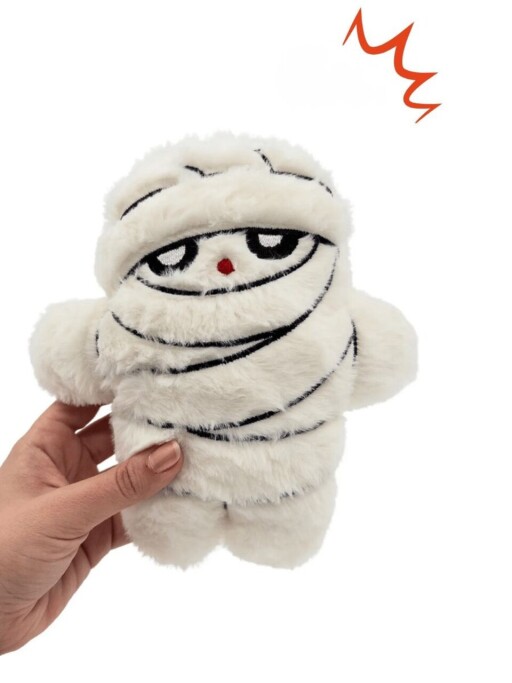 Jucărie pentru câini, Paws &amp; Whiskers, Havhav 1017, 100% MATERIAL TEXTIL PLUȘOS, Alb