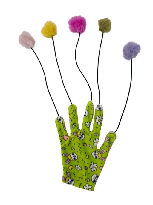 Jucărie pentru pisici, Paws &amp; Whiskers, Miyav 1002, ȚESĂTURĂ 100% BUMBAC, Verde