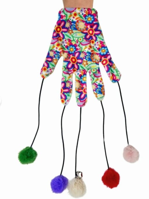 Jucărie pentru pisici, Paws &amp; Whiskers, Miyav 1015, ȚESĂTURĂ 100% BUMBAC, Multicolor