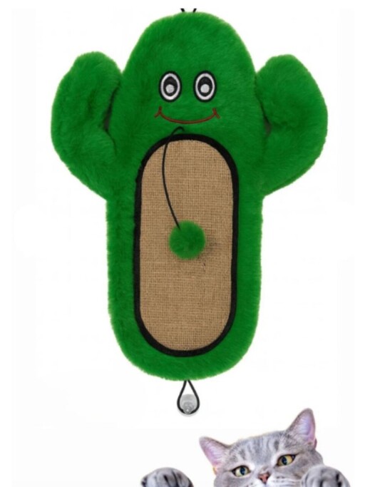 Jucărie pentru pisici, Paws &amp; Whiskers, Miyav 1018, ȚESĂTURĂ 100% BUMBAC, Verde