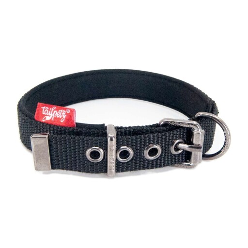 Zgarda pentru câini, Paws &amp; Whiskers, Comfy, Poliester, Negru