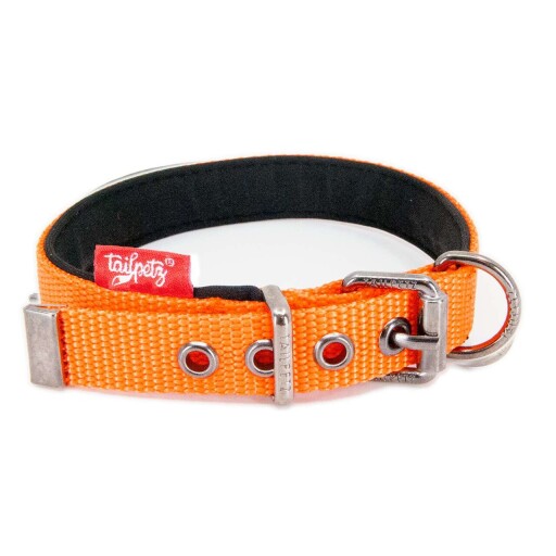 Zgarda pentru câini, Paws &amp; Whiskers, Comfy, Poliester, Portocaliu