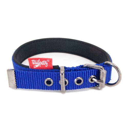Zgarda pentru câini, Paws &amp; Whiskers, Comfy, Poliester, Albastru