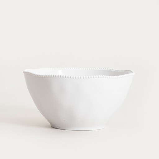Bol Padra, Homla, 23 cm, ceramica, alb