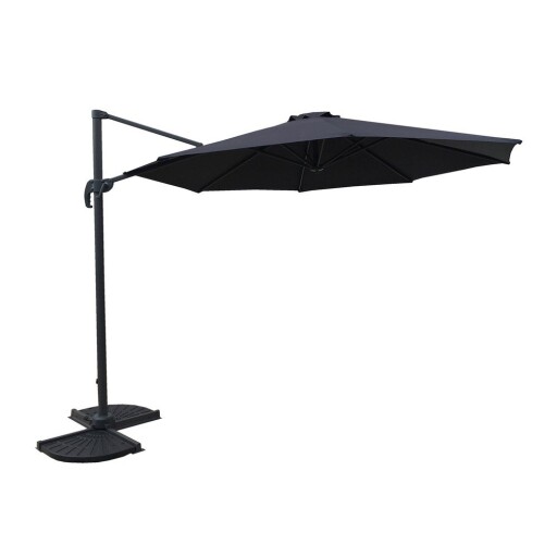 Umbrelă de soare gri 300x300 cm Deluxe – Garden Pleasure