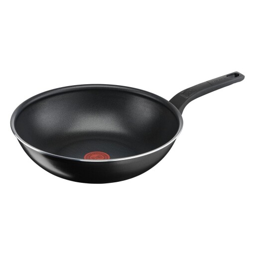 Tigaie tip wok cu suprafață antiaderentă ø 28 cm Simply Clean Red B5671953 – Tefal