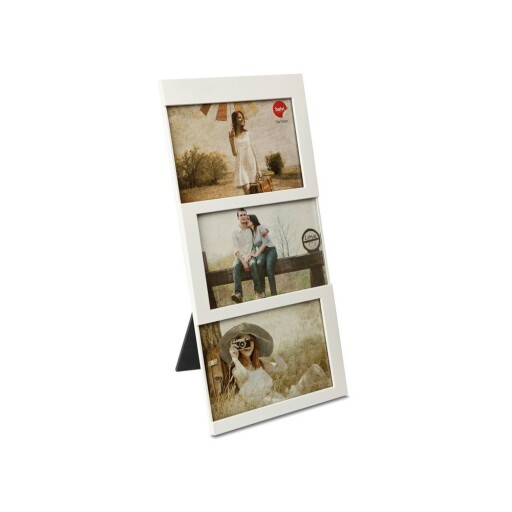 Ramă foto albă cu picior de susținere din plastic 16x34,5 cm Dijon – Balvi