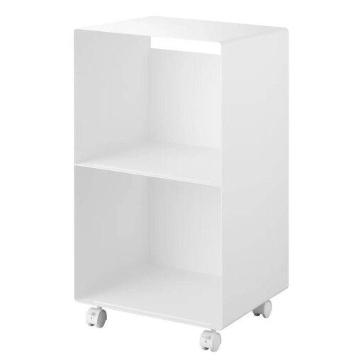 Etajeră pe roți albă din metal 40x73x38 cm Tower – YAMAZAKI