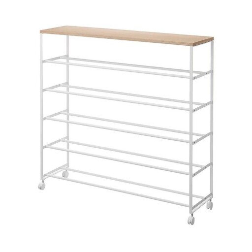 Pantofar alb din metal 90,5x87x26 cm Tower – YAMAZAKI