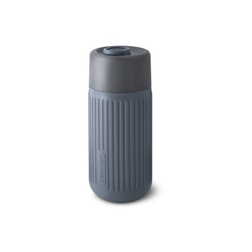 Cană de voiaj gri închis din sticlă 340 ml – Black + Blum
