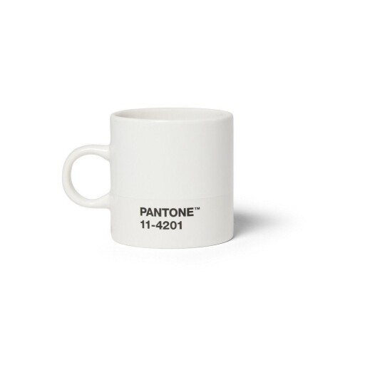 Ceașcă espresso ceramică albă 120 ml Cloud Dancer - Pantone