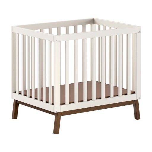 Țarc pentru copii bej din lemn de pin 95x75 cm Sezane – Vipack