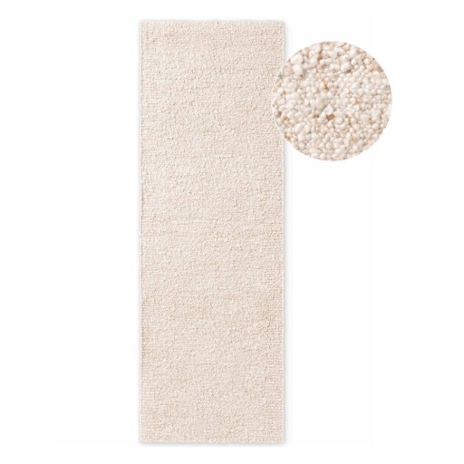 Covor tip traversă crem țesut manual din material bouclé 80x200 cm Notting Hill Portobello – Ted Baker