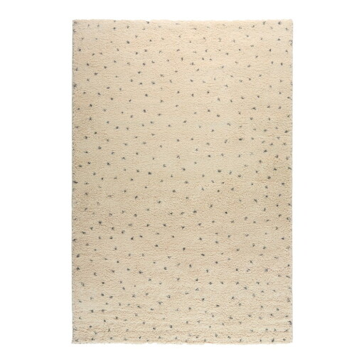Covor negru/crem 200x290 cm Dottie Black – Universal