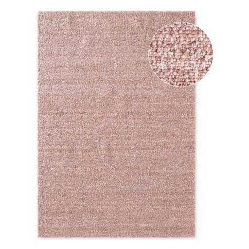 Covor roz prăfuit țesut manual din material bouclé 160x230 cm Notting Hill Portobello – Ted Baker