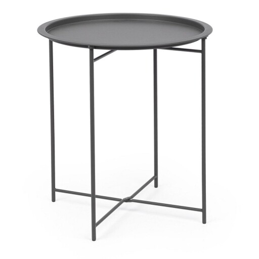 Măsuță de grădină rotundă din oțel ø 46 cm Austin – Bizzotto