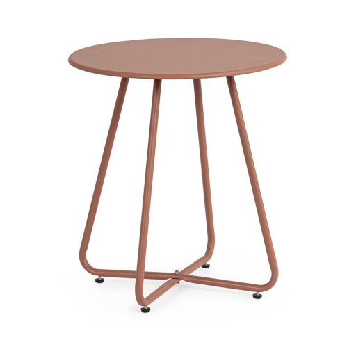 Măsuță de grădină rotundă din oțel ø 45 cm Jable – Bizzotto