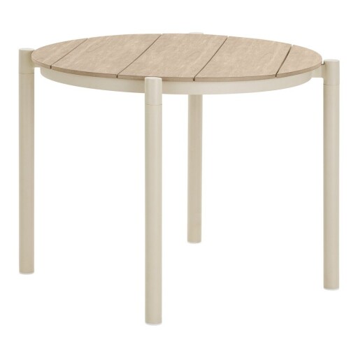 Masă de grădină rotundă din metal ø 90 cm Abela – House Nordic