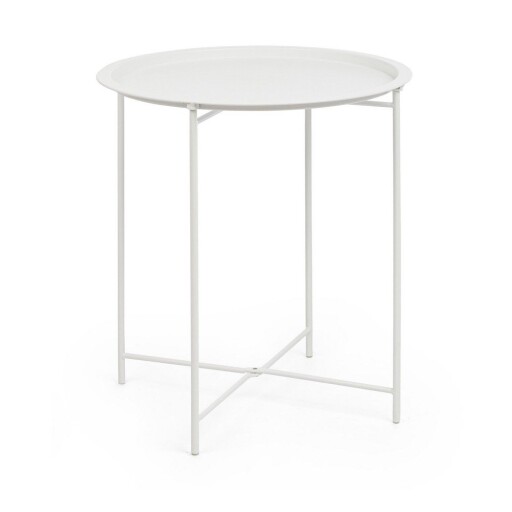 Măsuță de grădină rotundă din oțel ø 46 cm Austin – Bizzotto