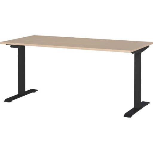 Birou cu aspect de lemn de stejar cu înălțime ajustabilă electric 80x160 cm – Germania
