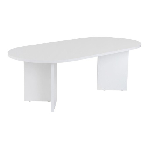 Măsuță de cafea albă cu aspect mat 60x119 cm Sable – Kalune Design
