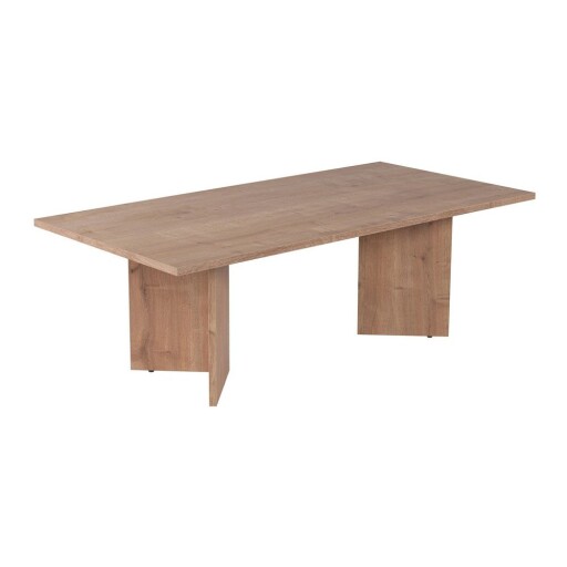 Măsuță de cafea în culoare naturală cu aspect de lemn de stejar 60x119 cm Sabin – Kalune Design
