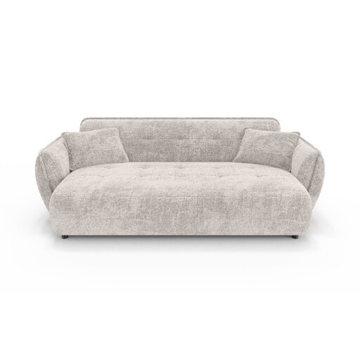 Canapea bej cu tapițerie din chenille 250 cm Nelia Big – Ropez