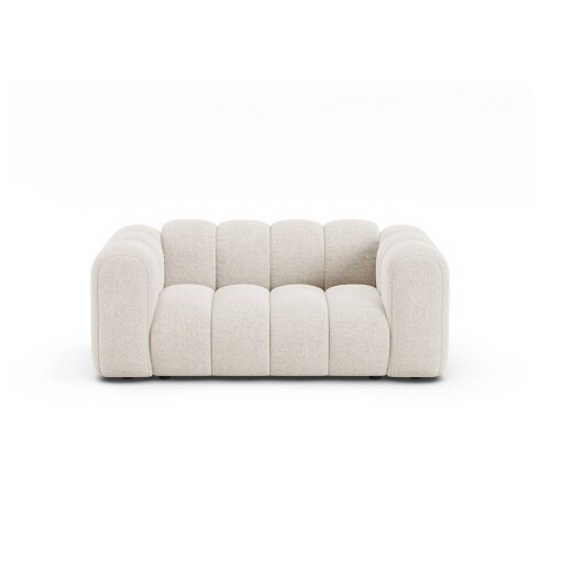 Canapea crem cu tapițerie din chenille 170 cm Lupine – Micadoni