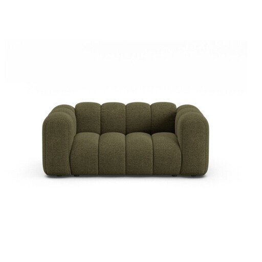Canapea verde cu tapițerie din chenille 170 cm Lupine – Micadoni