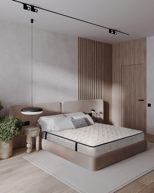 Saltea ortopedica, Sleep Guard Pocket Memory, 140x200 cm, H 30 cm, medie ferma