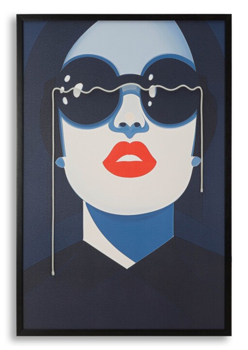 Tablou decorativ cu LED, Mauro Ferretti, Cecille, 80x120 cm, canvas/MDF, multicolor