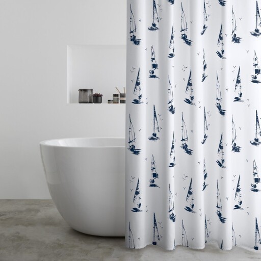 Perdea de duș 180x180 cm Salcombe Boats – Catherine Lansfield