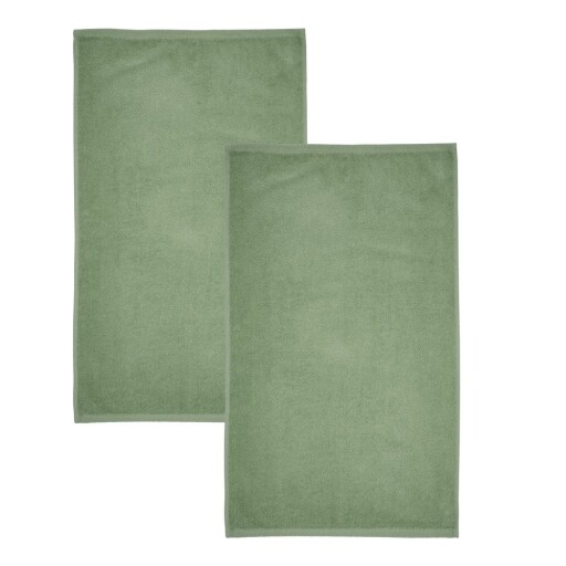 Prosoape verzi 2 buc. din bumbac cu uscare rapidă/din frotir 90x140 cm Quick Dry – Catherine Lansfield