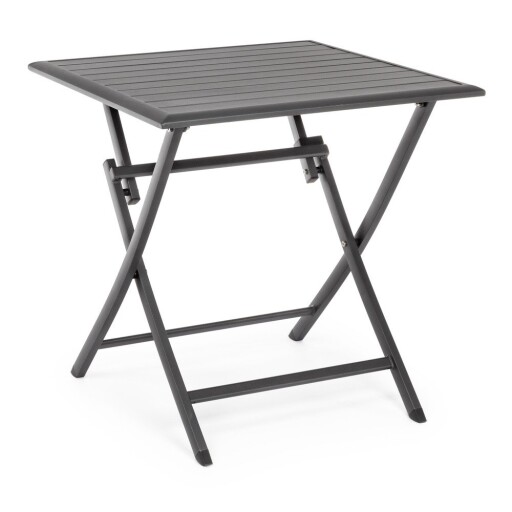 Măsuță de grădină din aluminiu 70x70 cm Elin – Bizzotto