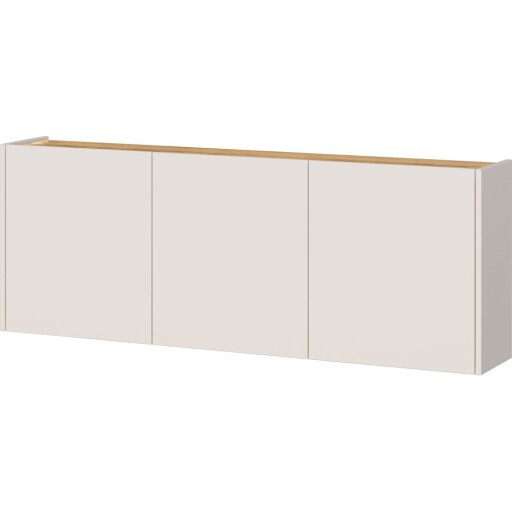 Dulap crem cu aspect de lemn de stejar suspendat 138x52x25 cm Libbiano – Germania