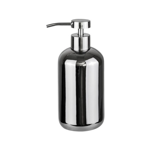 Dozator de săpun lichid argintiu din ceramică 200 ml Lotus – Mette Ditmer Denmark