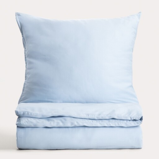 Lenjerie de pat King Size, Avelia, Homla, 200x220 cm, 3 piese, bumbac/poliester, albastru