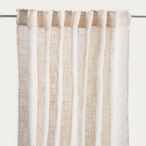 Draperie Rosel, Homla, 140x250 cm, poliester/in, ecru