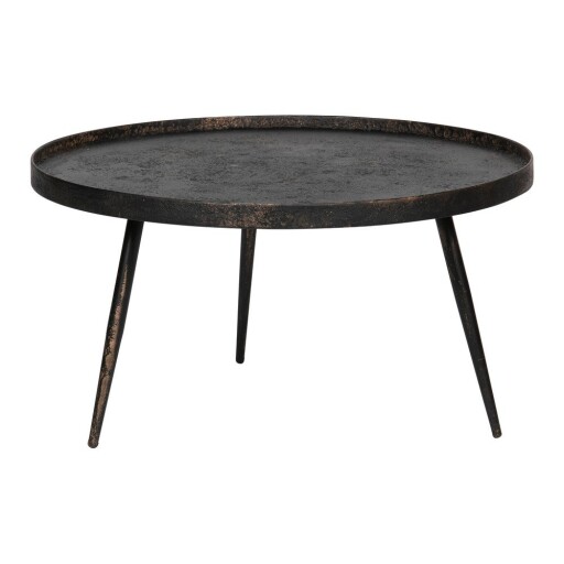 Măsuță auxiliară BePureHome Bounds, ø 76 cm, negru
