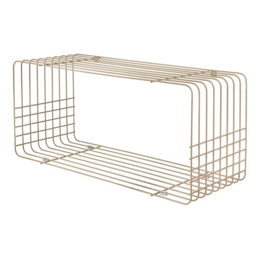 Raft bej etajat din metal 70 cm Wire – Mette Ditmer Denmark