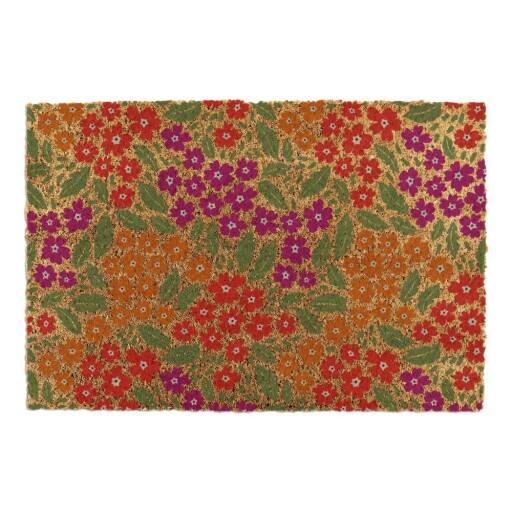 Covoraș de intrare din fibre de nucă de cocos 40x60 cm Floral – Artsy Doormats