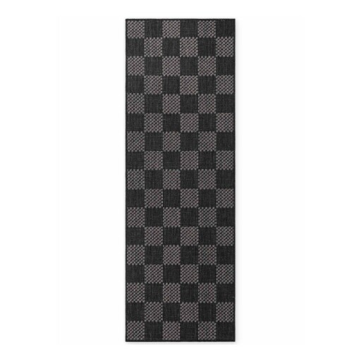 Covor tip traversă pentru interior și exterior negru/crem 80x200 cm Haringey Dorothy – Ted Baker
