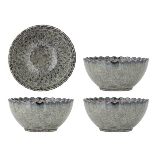 Boluri mici gri 4 buc. pentru supă din ceramică 625 ml Katrina – Bloomingville