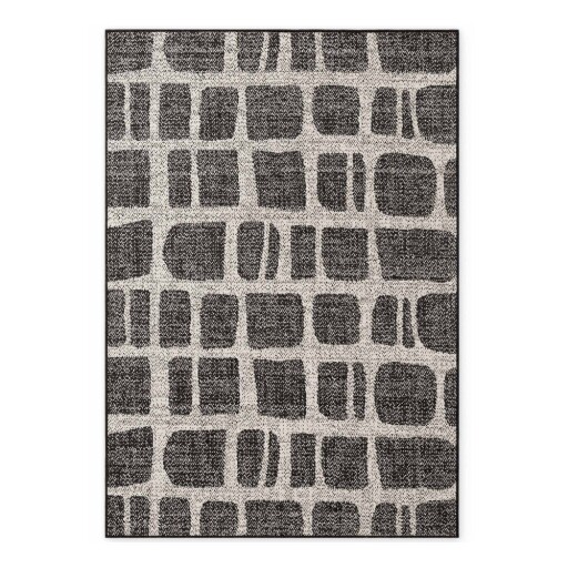 Covor pentru exterior și interior negru/crem 120x170 cm Haringey Ruskin – Ted Baker