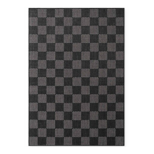 Covor pentru exterior și interior negru/crem 120x170 cm Haringey Dorothy – Ted Baker