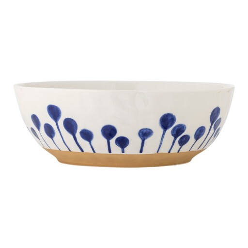Bol alb/albastru din ceramică ø 28 cm Linora – Bloomingville