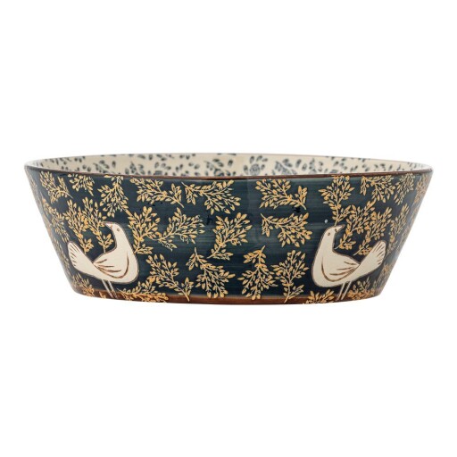 Bol albastru din ceramică ø 28 cm Hezha – Bloomingville