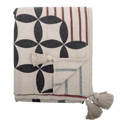 Pătură din amestec de bumbac 130x155 cm Forma – Bloomingville