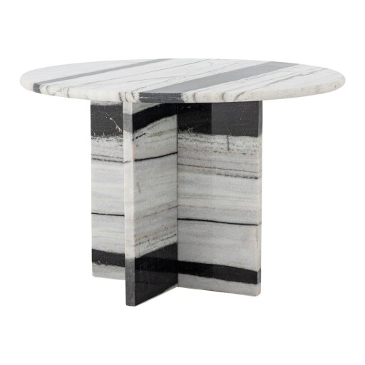 Măsuță de cafea alb-negru rotundă din marmură ø 61 cm Rosito – Bloomingville